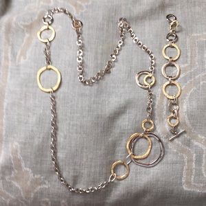 Premier Designs necklace and bracelet set